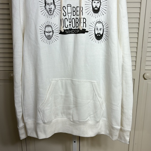 NWT Roots of Fight Boxing Sober October Men's Fleeced Hoodie XL - Picture 3 of 12